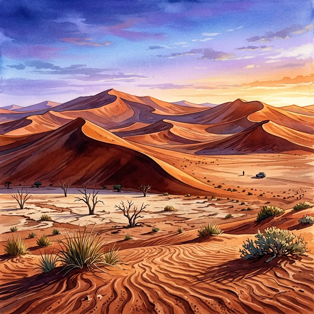 The Surreal Dunes of Sossusvlei, Namibia