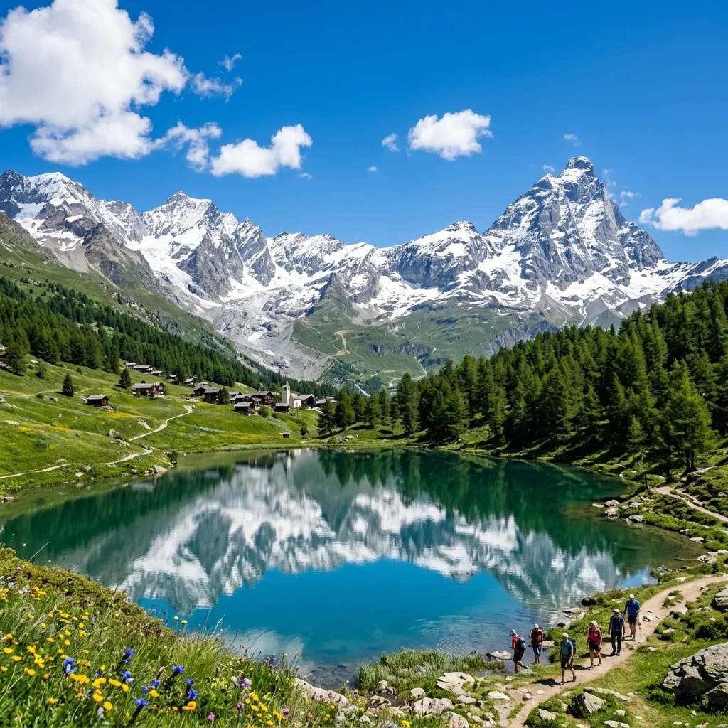 The Majestic Swiss Alps
