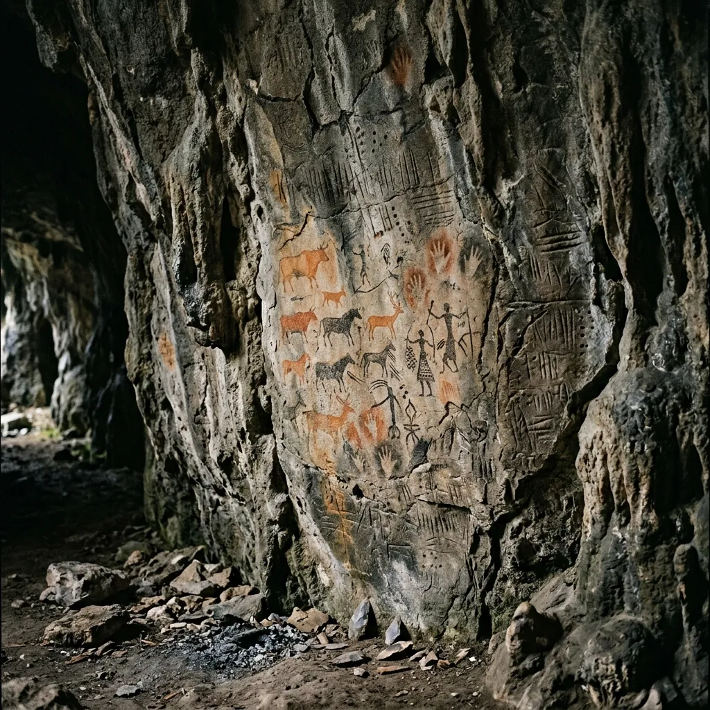 The Theopetra Cave Wall (23,000 BCE)